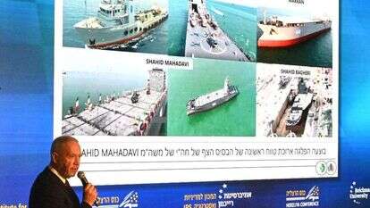 שר הביטחון גלנט בכנס בהרצליה, הערב. | אריאל חרמוני, משרד הביטחון