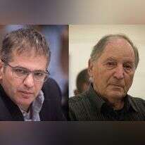 יו"ר ארגון המורים רן ארז (ימין) ושר החינוך יואב קיש. | יונתן זינדל והדס פרוש, פלאש 90