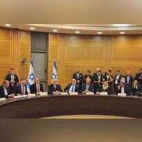 ישיבת הקואליציה לקראת ההצבעה על התקציב, לפני כשנה