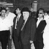 הרב דוד אשכנזי בביקור בישראל, שנות השישים. | מאלבום אשר אוחיון, ארכיון התמונות ע"ש שושנה ואשר הלוי, יד יצחק בן־צבי