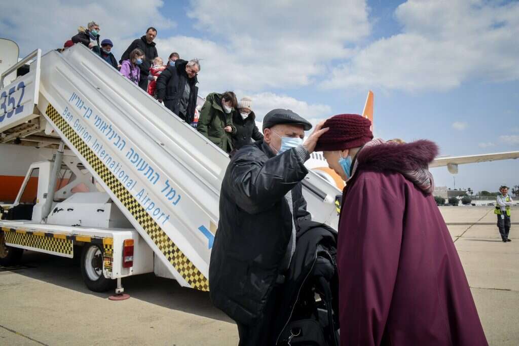 עולים מאוקראינה, 2022 . למצולמים אין קשר לכתבה. | יוסי זליגר, פלאש 90