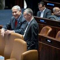 נתניהו ולוין, אמש. | יונתן זינדל פלאש 90