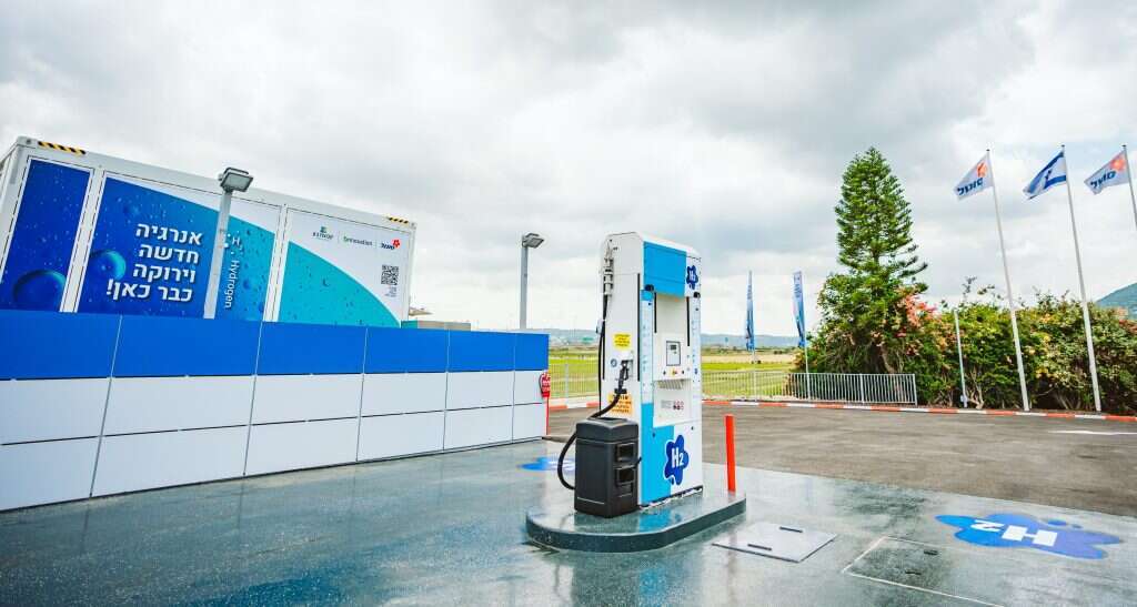 התחנה הראשונה לתדלוק במימן שנפתחה בישראל, בשנה שעברה. | עידן סבח