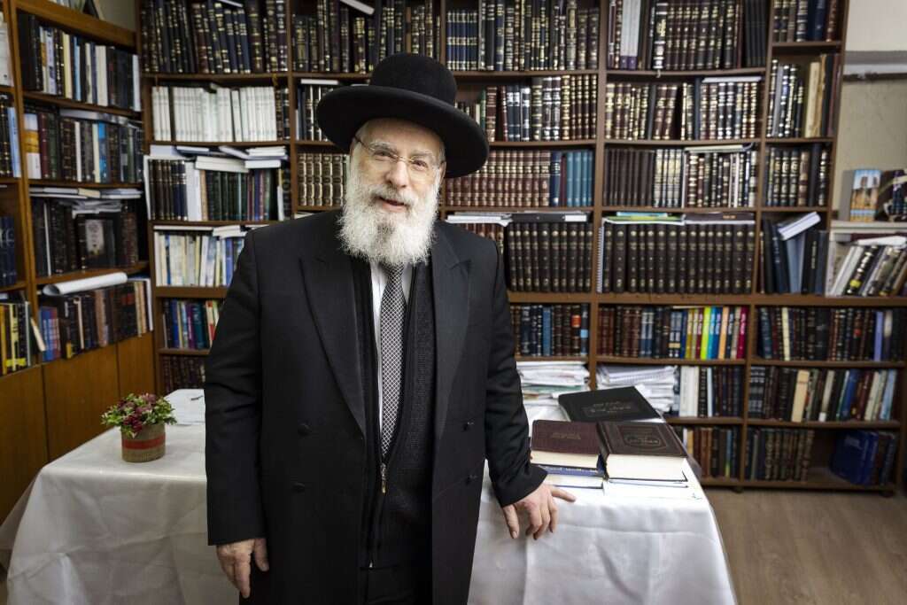 הרב יעקב שפירא. | אוליבייה פיטוסי, פלאש 90