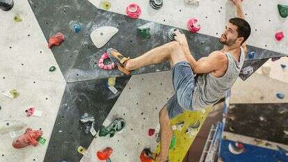 מושפעים מפריחת ענף הנינג'ה. קיר טיפוס. | אבישג שאר־ישוב