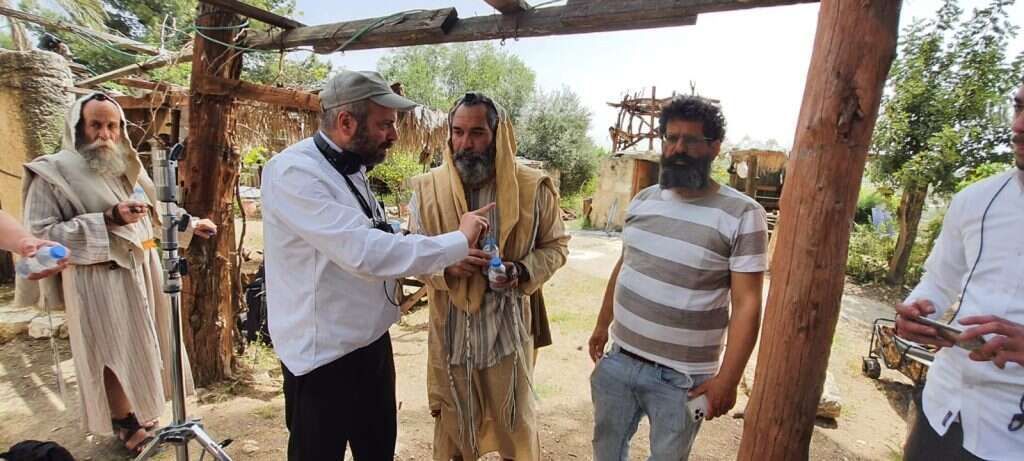 בצילומי הסרט על רשב"י. | באדיבות המצולם