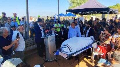 הלווייתו של מאיר תמרי הי"ד. | נהורא שידורים חיים - אלעזר ריגר