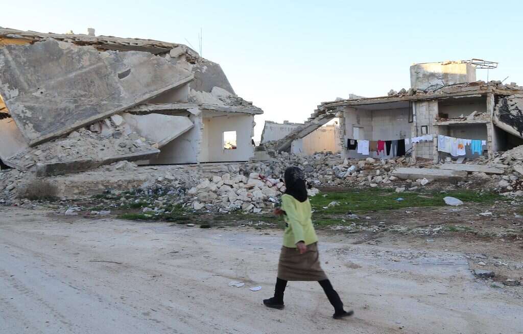 "הניסיונות של המערב ושל ישראל להתערב במשטרים אחרים במזרח התיכון לא נגמרו בטוב". בית מופצץ בעיר חלב, 2014. | גטי אימג'ס