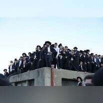 הלוויית הרב גרשון אדלשטיין. | AFP