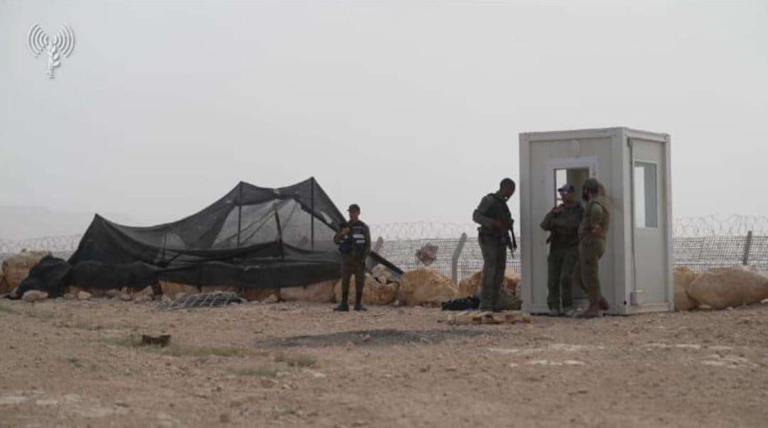 העמדה בה התרחש הפיגוע. | דובר צה"ל