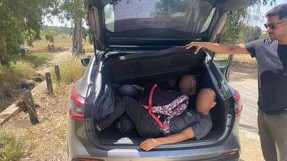 ניסיון הברחת שב"חים. | דוברות משטרת ישראל