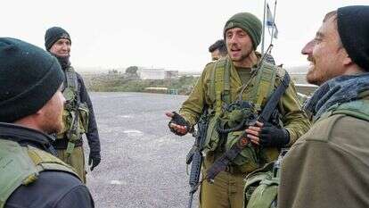 חיילי מילואים ברמת במהלך סיור ליד גבול סוריה ברמת הגולן. | מיכאל גלעדי, פלאש 90