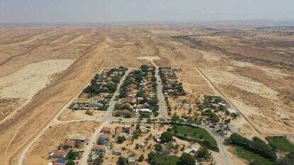 היישוב כמהין שבפתחת ניצנה. | דוברות רמת הנגב