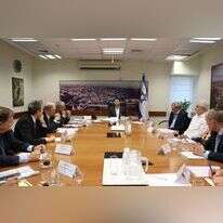 שר האוצר במפגש עם ראשי הבנקים. | דוברות משרד האוצר