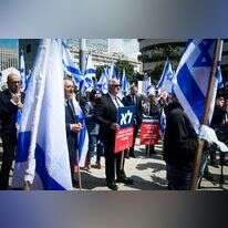 אנשי לשכת עורכי הדין מפגינים נגד הרפורמה המשפטית, מרץ 2023. | אבשלום ששוני, פלאש 90