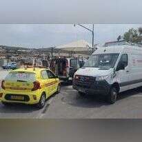 זירת הפיגוע במעבר ריחן. | תיעוד מבצעי מד"א