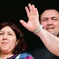 תרגומים וראיות שאספו הפעילים הוצגו בבית המשפט. רומן זדורוב לאחר הזיכוי, מרץ 2023. | מיכאל גלעדי, פלאש 90