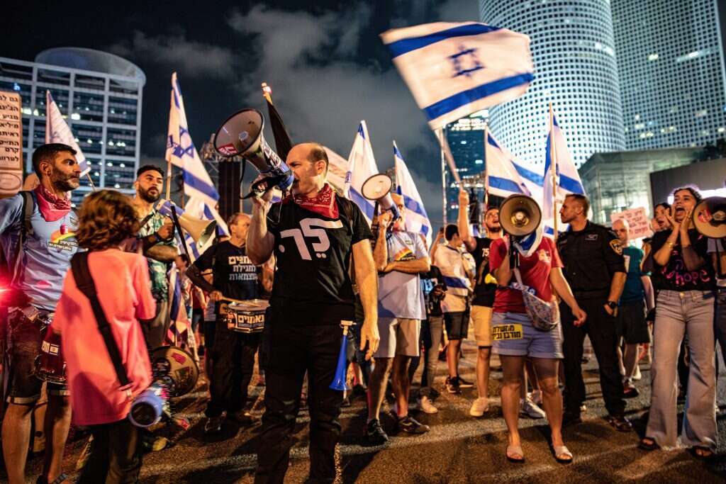 מפגינים נגד הרפורמה. | גטי אימג'ס