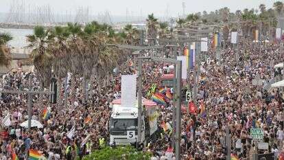 מצעד הגאווה בתל-אביב. | EPA