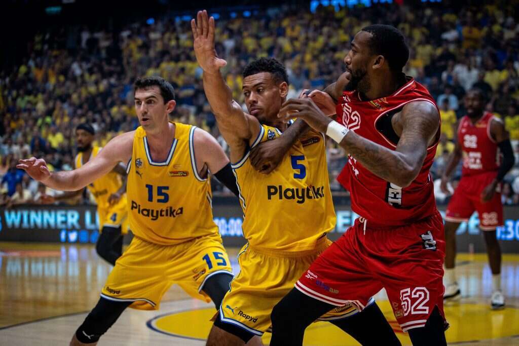 משחק הגמר בין הפועל למכבי תל אביב. | אורן בן-חקון/פלאש90