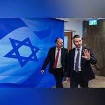 השרים חיים ביטון ויעקב מרגי מש"ס. | אוליבייה פיטוסי, פלאש 90