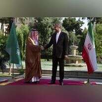 שר החוץ הסעודי הנסיך פייסל בן פרחאן בביקורו בטהרן. | Vahid Salemi, AP