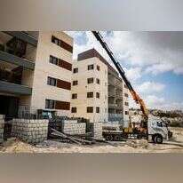 בנייה בנווה דניאל שבגוש עציון. | גרשון אלינסון - פלאש 90