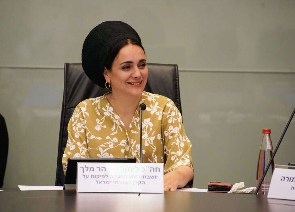 מגישת החוק, ח"כ לימור סון הר מלך. | דני שם טוב, דוברות הכנסת