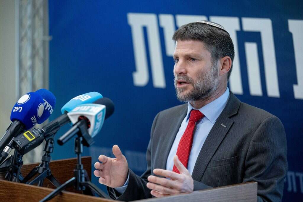 שר האוצר סמוטריץ'. | יונתן זינדל פלאש 90 שר האוצר סמוטריץ'. | יונתן זינדל פלאש 90