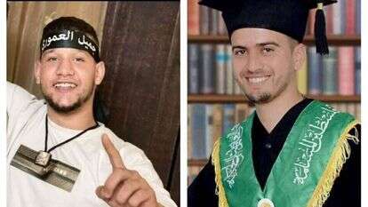 המחבלים שביצעו את הפיגוע בעלי. | מסך מתוך הטוויטר