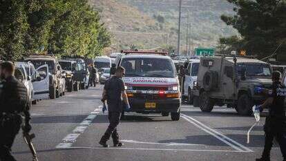 זירת הפיגוע סמוך לעלי. | פלאש 90 זירת הפיגוע סמוך לעלי. | פלאש 90