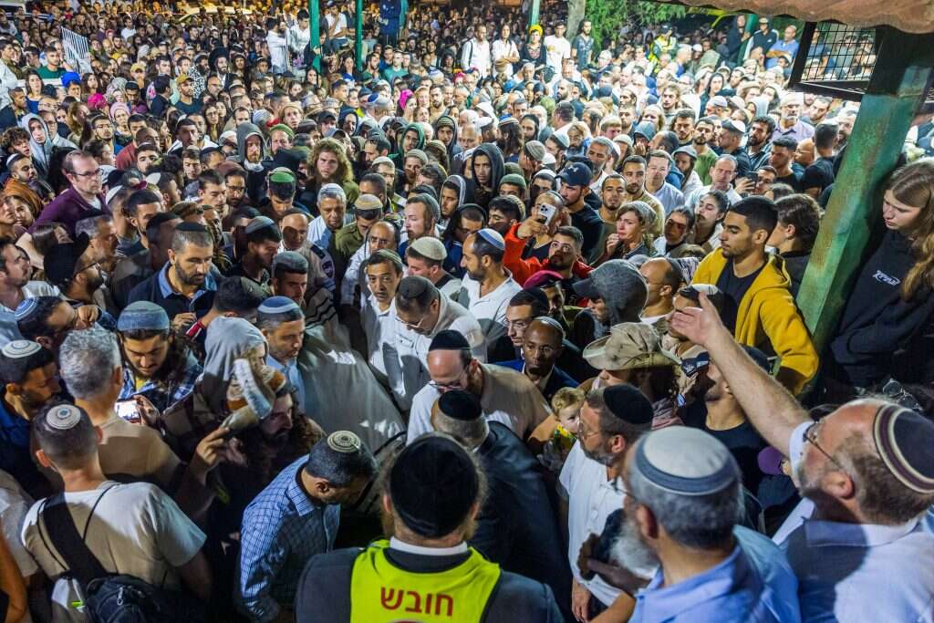 לווייתו של הראל מסעוד הי"ד. | לירון מולדובן פלאש 90