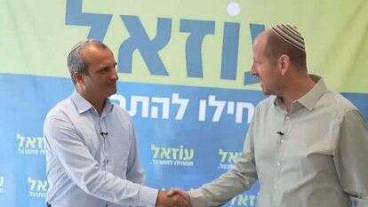 חננאל דורני ועוזאל ותיק. מתוך סרטון התמיכה