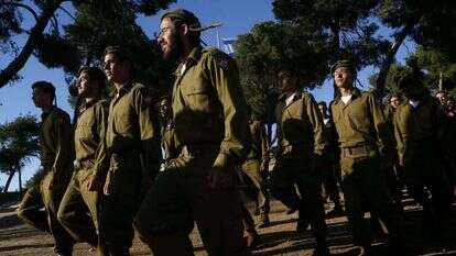 חיילי נצח יהודה בטקס השבעה. | מרים אלסטר, פלאש 90