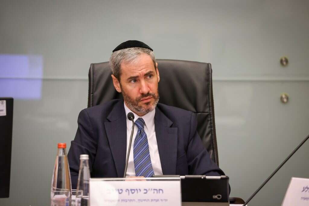 יו"ר ועדת החינוך, התרבות והספורט, ח"כ יוסף טייב. | דוברות הכנסת, נועם מושקוביץ