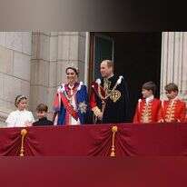 הנסיך ויליאם, הנסיכה קייט וילדיהם. | Daniel LEAL AFP