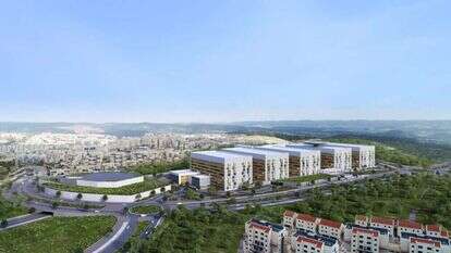 הדמיית בית החולים בבית שמש. קרדיט: קולקר קולקר אפשטיין אדריכלים