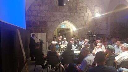 האירוע במוזיאון מגדל דוד. | שלמה פיוטרקובסקי