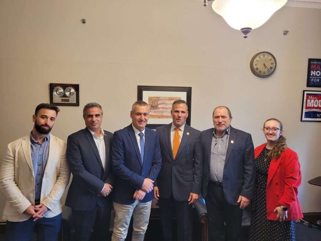 חברי JCAP בפגישה עם חברי הקונגרס האמריקנים