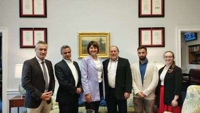 חברי JCAP בפגישה עם חברי הקונגרס האמריקנים