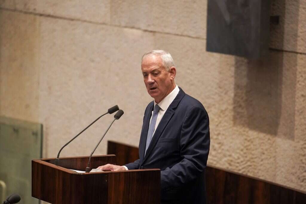 בני גנץ. | דוברות הכנסת - דני שם טוב