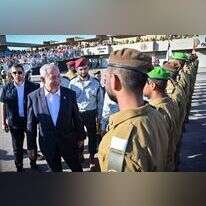 ראש הממשלה בנימין נתניהו בטקס סיום קורס קצינים בבה"ד 1. | קובי גדעון, לע"מ