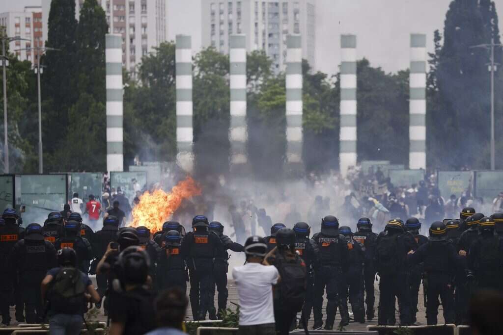 המהומות בפריז, צרפת. | EPA