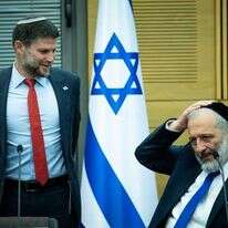 דרעי וסמוטריץ'. | יונתן זינדל, פלאש 90