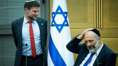 דרעי וסמוטריץ'. | יונתן זינדל, פלאש 90