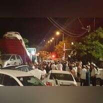 שער עטרת במוצאי השבת האחרונה. | TPS