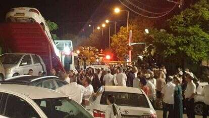 שער עטרת במוצאי השבת האחרונה. | TPS