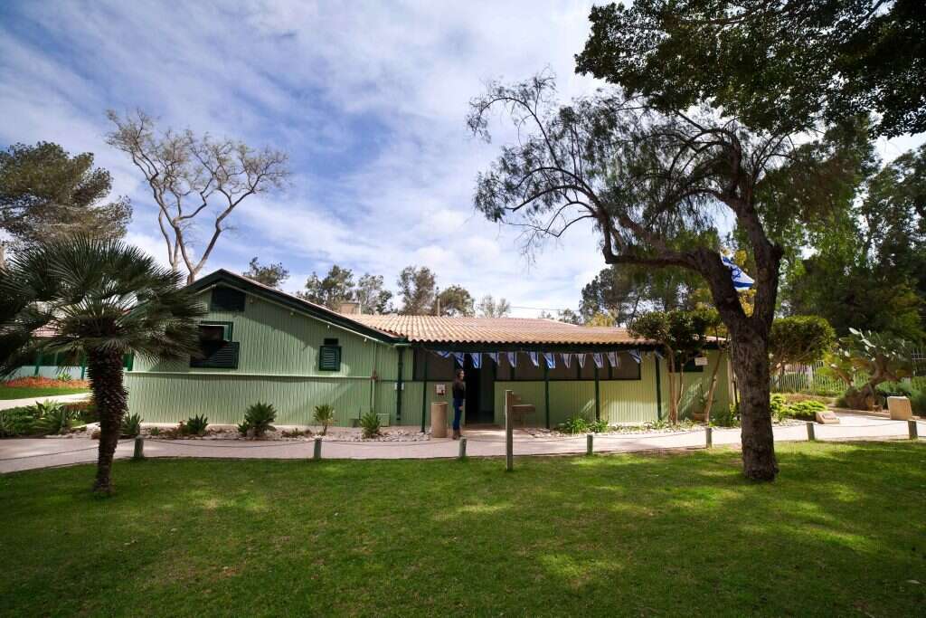 הצריף של דוד ופולה בן־גוריון. | חנן אפשטיין, המכון למורשת בן־גוריון