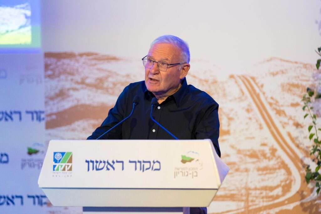 אלוף במיל' עמוס ידלין, יו"ר מועצת המכון למורשת בן-גוריון בוועידת בן-גוריון בנגב. | לירון מולדובן