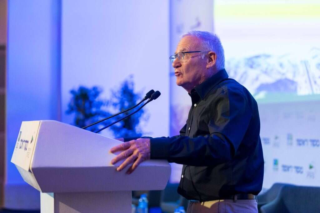 אלוף במיל' עמוס ידלין, יו"ר מועצת המכון למורשת בן-גוריון בוועידת בן-גוריון בנגב. | לירון מולדובן